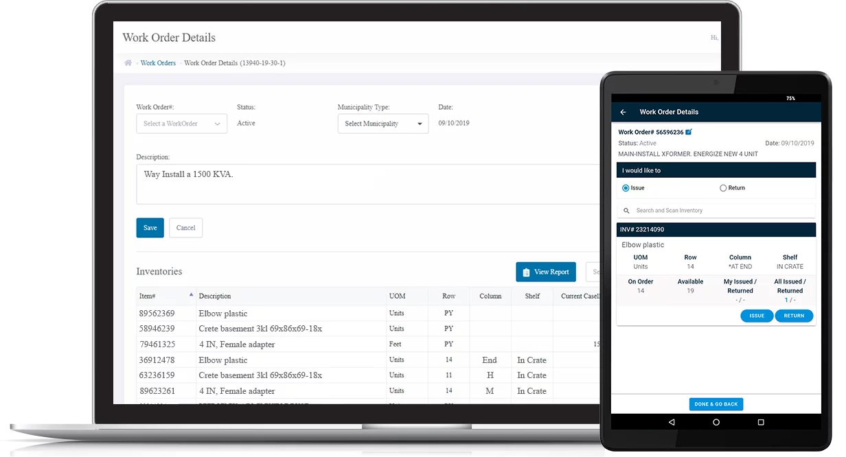 Inventory management app